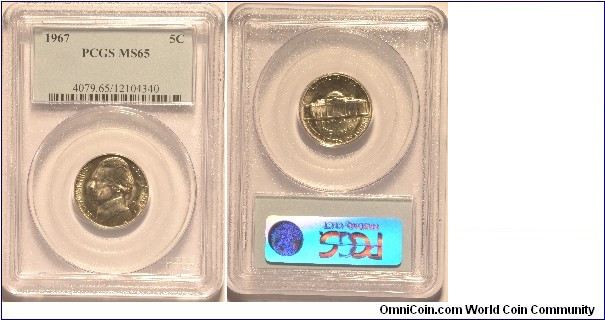 Jefferson Nickel MS65