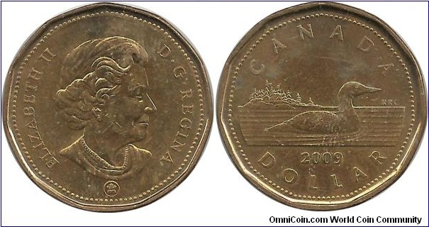 Canada 1 Dollar 2009 - Loon Dollar (regular)