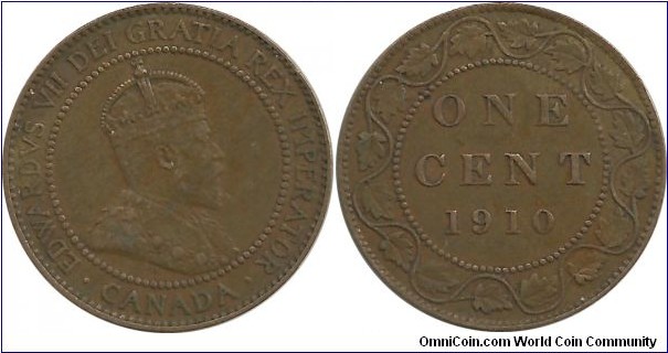 Canada 1 Cent 1910