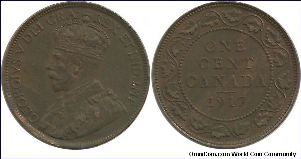 Canada 1 Cent 1917