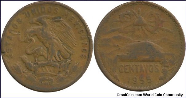 Mexico 20 Centavos 1955