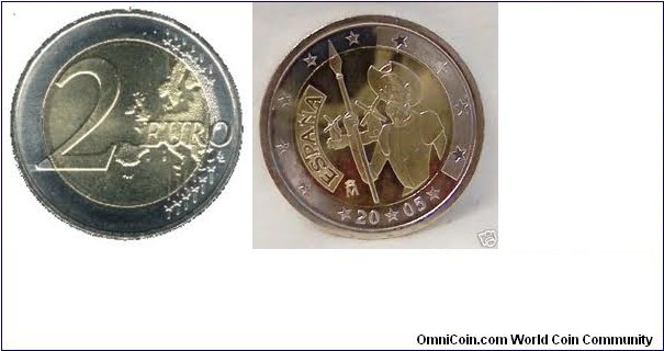 2euro Commemorative- Don Quixote(UNC)