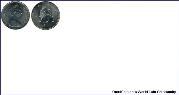 10 Pence (Elizabeth II/Lion)