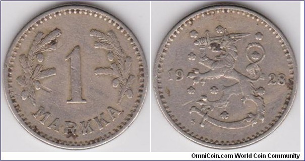 Finland 1928 1 Markka