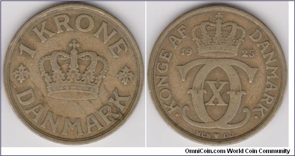 Danmark 1925 1 Krona