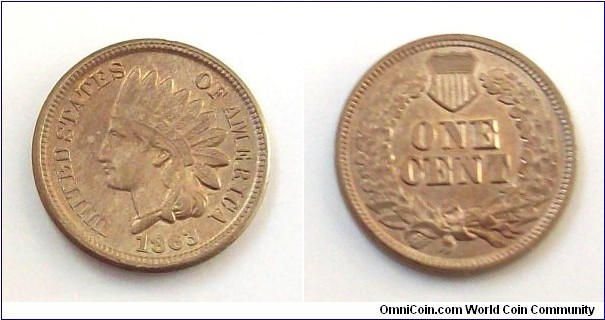 USA 1863 1 cent