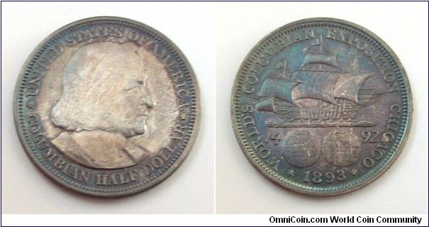 USA 1893 Half Dollar - Columbian Exposition commemorative