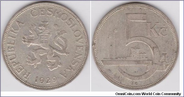 1929 Czechoslovakia 5 Kurona