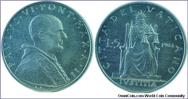 Vatican5Lire-y78-1964