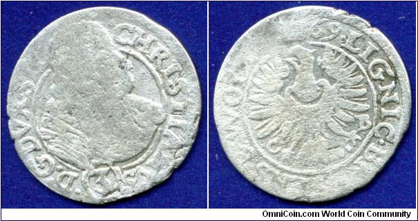 3 kreuzer.
Schlesien-Liegnitz-Breig.
Christian.
*CB*.


Ag.