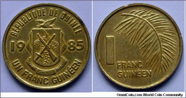 1 franc.
1985