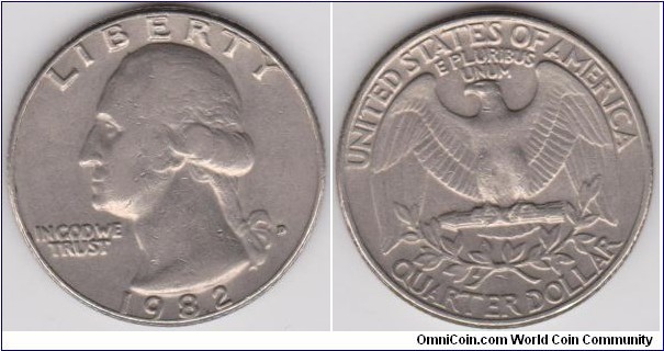 1982-D Washington Quarter
