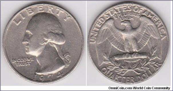 1974 Washington Quarter