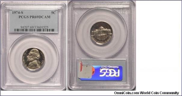 1974S PR69DCAM - PCGS