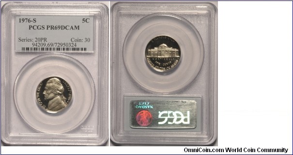 1976S PR69DCAM - PCGS