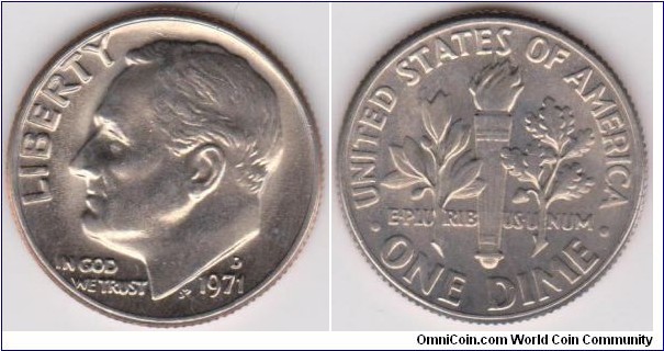 1971-D Roosevelt Dime