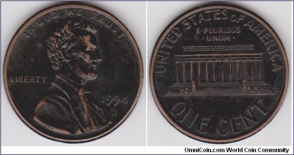 1994-D Lincoln 1 Cent