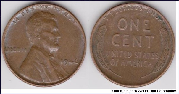 1946 Lincoln 1 Cent